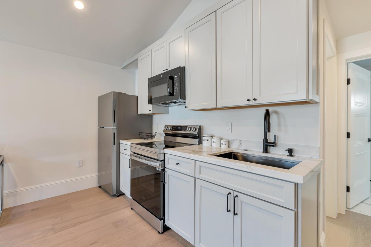 Kitchen inside the detached ADU